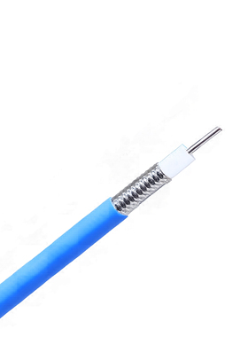 RG086/405-25J欧姆半柔性蓝色FEP护套射频连接线同轴电缆测试天线