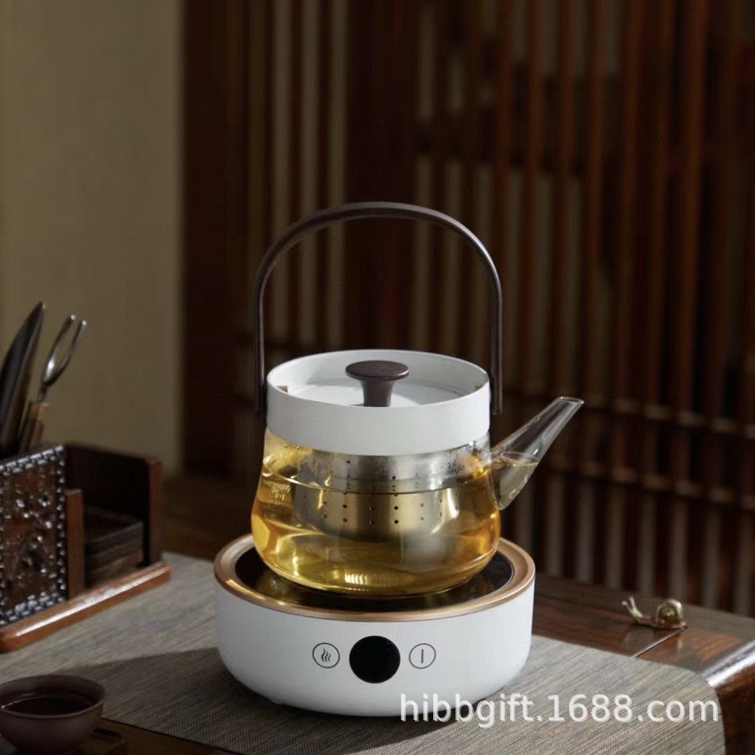智蔚煮茶电陶炉定时保温玻璃煮茶器小烧水壶家用办公静音迷你套装