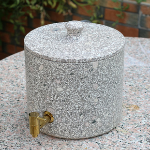 天然麦饭石水缸水桶储水净饮水机茶级特优家用滤水器正宗深层罐子