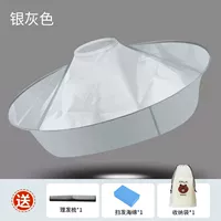 Серебряная -развлечена [подарочная расческа+губчатая губка+сумка для хранения]