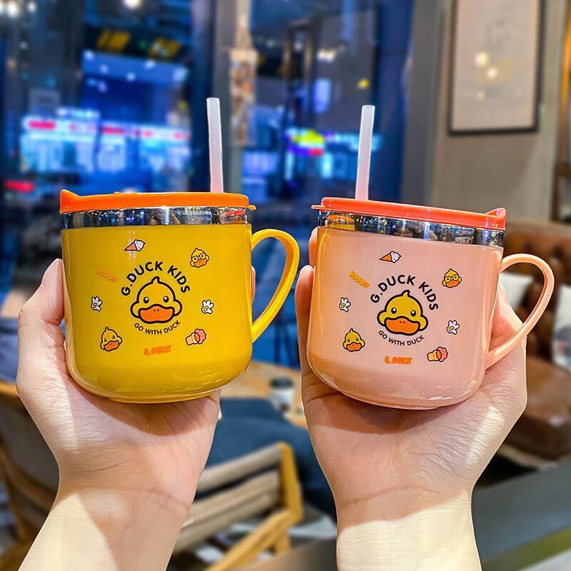 儿童学饮杯宝宝喝水杯一岁以上幼儿园水杯夏季上学专用直饮杯,婴童用品,儿童水杯,淘宝优惠券,粉丝福利购,淘宝优惠卷