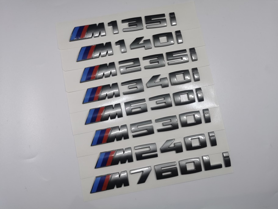 适用于宝马灰色M330i M340i m235i M440i M530i M760Li车标字标