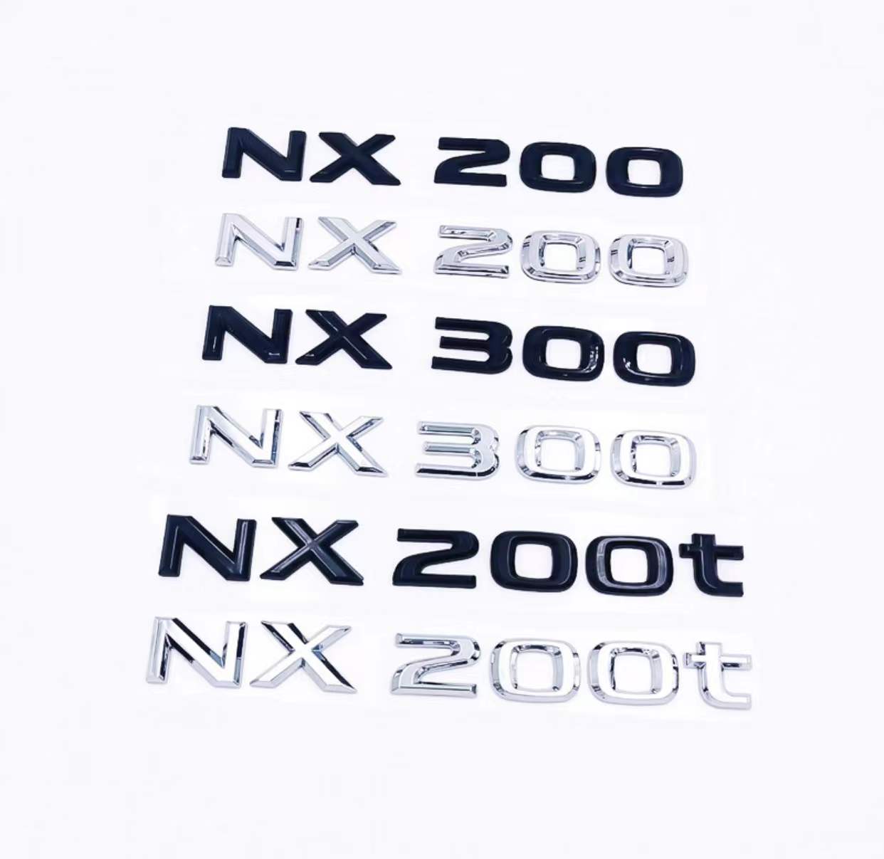 适用于雷克萨斯凌志NX200 NX200t NX300改装排量标尾标数字车标