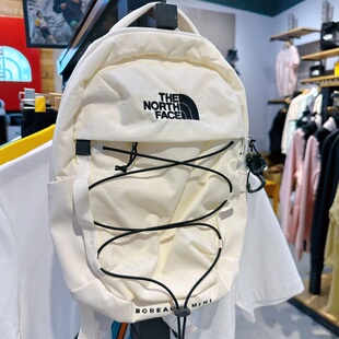 代购THE NORTH FACE北面 BOREALIS MINI 奶白色休闲书包户外双肩