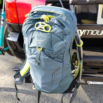 代购正品OSPREY SYNCRO 5/12/20男女水壶双肩背包山地骑行多功能