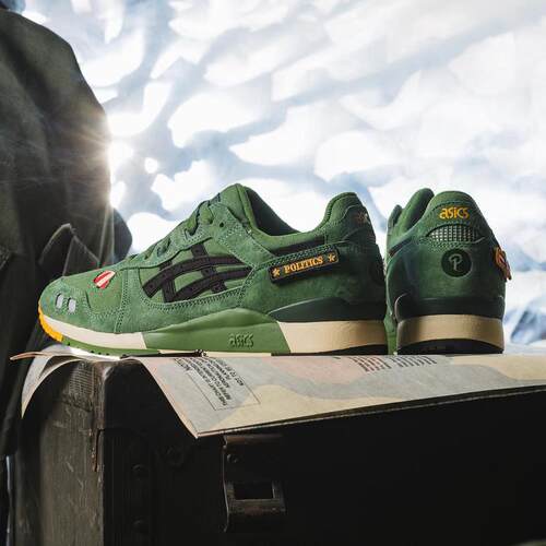 代购Sneaker Politics x ASICS Gel Lyte III亚瑟士男女跑步鞋联