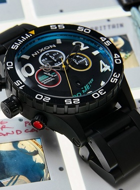 代购Nixon手表男 51-30 计时码表大表盘石英欧美腕表 A1389-5319