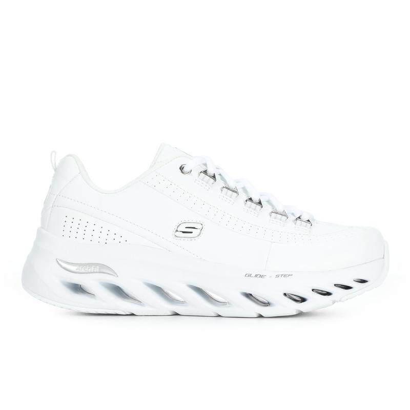 代购Skechers斯凯奇女士步行鞋缓震支撑脚弓透气运动鞋白色
