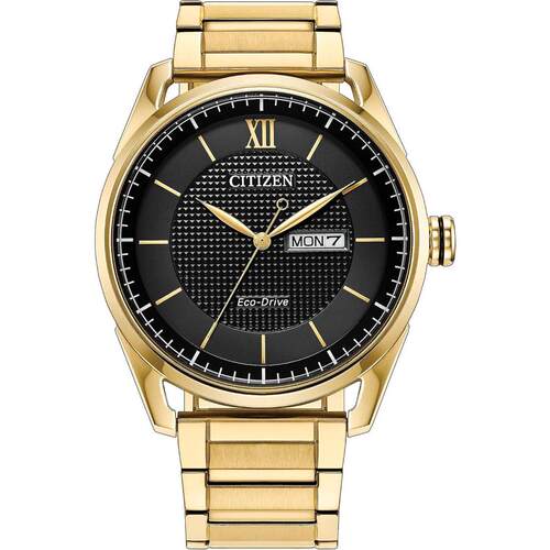 海外代购Citizen/西铁城男士日韩腕表光动能双日历显示