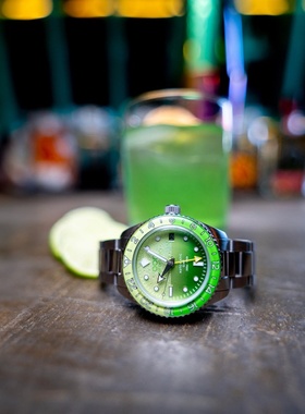 代购Out Of Order复古手表绿色表盘自动机械表 OOO.001-25.MI.BA