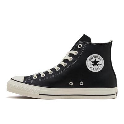 日本代购Converse/匡威男士板鞋环保材料舒适高帮黑色日常穿搭