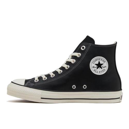 日本代购Converse/匡威男士板鞋环保材料舒适高帮黑色日常穿搭