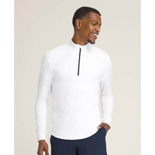 代购Wilson威尔胜男士运动夹克吸湿排汗抗异味防晒弹性贴合白色