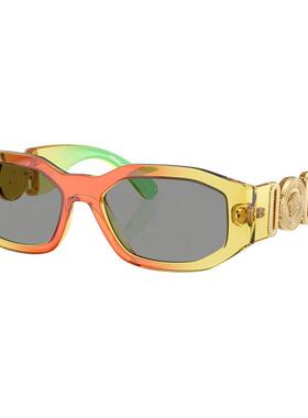 代购Versace范思哲男士太阳镜防紫外线灰色镜片非偏光53mm镜片