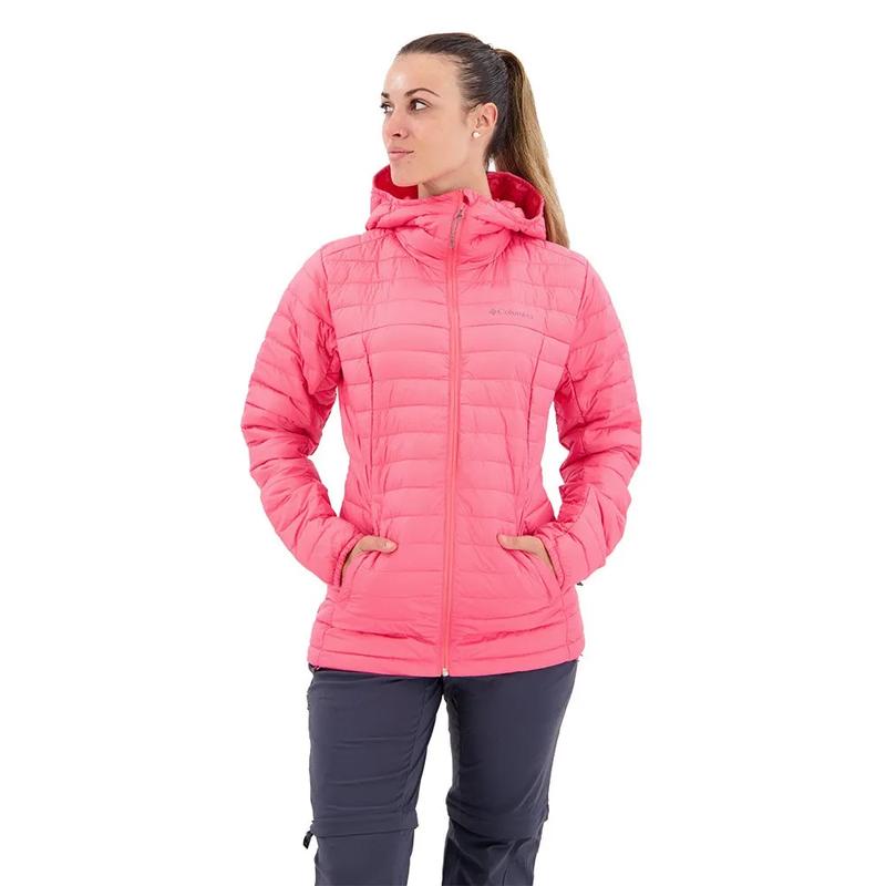 Columbia哥伦比亚女士保暖外套保暖可压缩防风轻薄羽绒服连帽