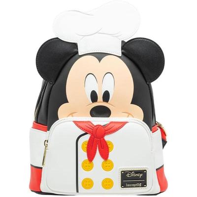 代购Loungefly女士迪士尼双肩包可擦拭清洁多口袋设计轻便携带