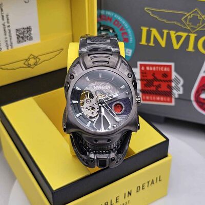 Invicta黑金大表盘男士欧美腕表