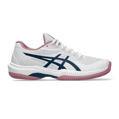 海外代购Asics/亚瑟士女士网球鞋防滑耐磨透气舒适白色低帮