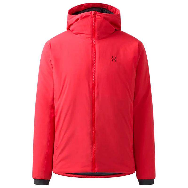 代购HAGLOFS男士保暖外套保暖防风透气合成棉服连帽长袖户外夹克