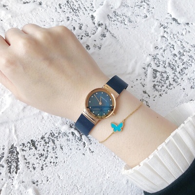 BERING满天星镶钻手表女