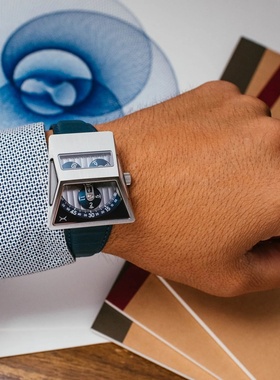 代购Xeric Vendetta自动机械手表男表蓝色41mm表盘限量版小众欧