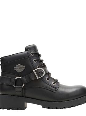 海外代购Harley Davidson/哈雷戴维森女士时装靴防滑耐磨