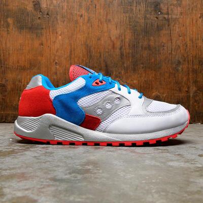 海外代购SAUCONY/索康尼男士复古跑鞋舒适缓震透气网面低帮