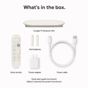 代购谷歌Google TV Streamer 4K 语音搜索投屏智能家居控制机顶