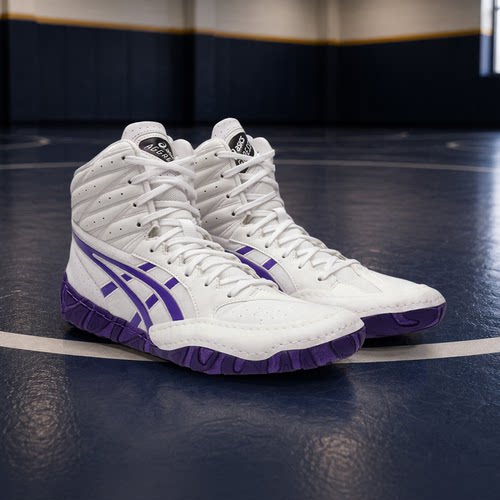 代购Asics AGGRESSOR 6亚瑟士轻盈舒适耐磨包裹抓地男女款摔跤鞋