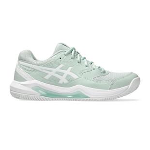 海外代购Asics/亚瑟士女士网球鞋缓震透气网眼合成材料红土场
