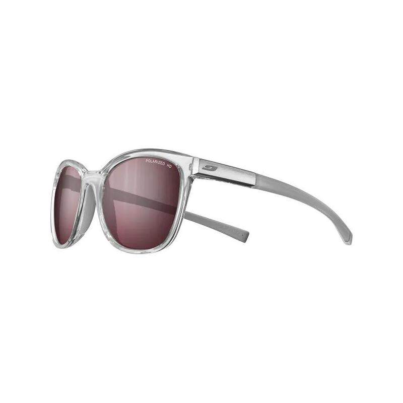 代购JULBO男士太阳镜偏光防紫外线高清视野高防护透明框红色镜片