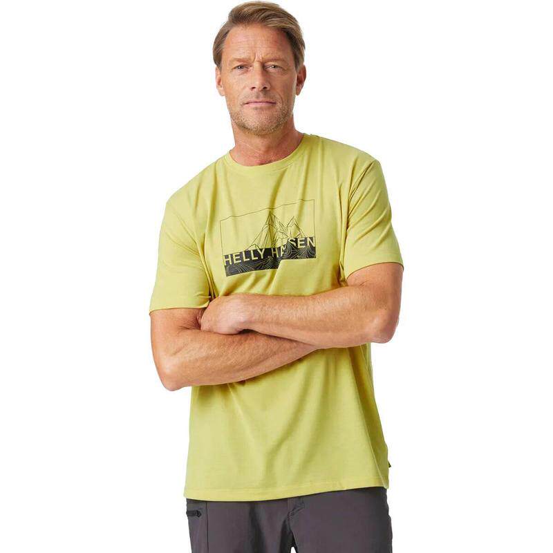 helly hansen海丽汉森男子运动t恤户外休闲徒步越野跑t恤衫短袖