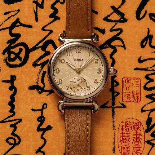 Timex天美时金色表盘手表女