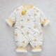 婴儿连体衣秋冬款 外穿服 夹棉加厚保暖哈衣爬服新生儿衣服宝宝冬季