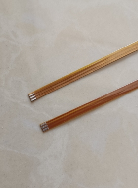 FPC焊接排线，两头焊接，黄色软排线2Pin芯-1.0间距-500mm