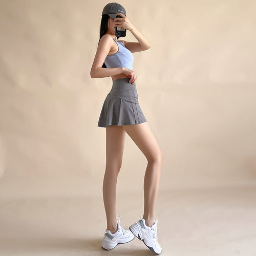 自制显瘦A字短裙遮胯高腰防走光半身裙女夏季减龄显瘦新款短裙