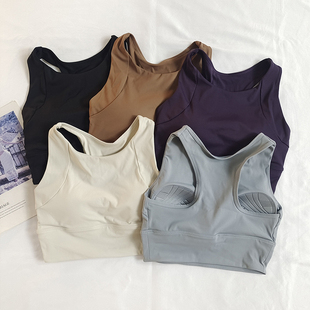 大牌同款 文胸 运动内衣高强度女跑步防震健身训练上衣收副乳一体式