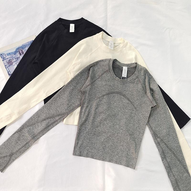 长袖瑜伽服速干跑步运动上衣紧身