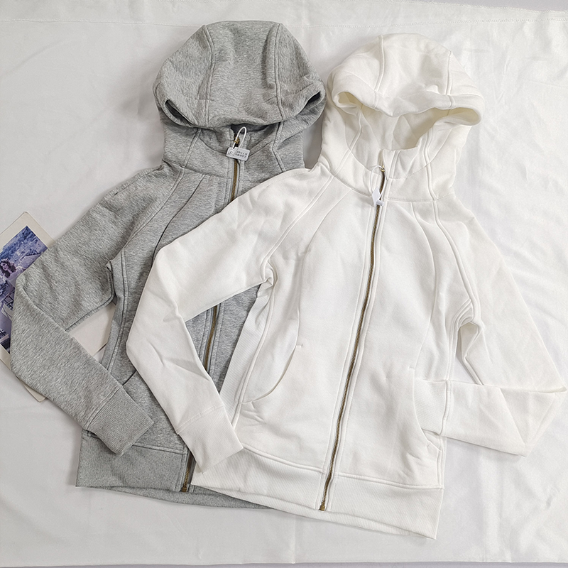 健身女连帽卫衣瑜伽服外套保暖