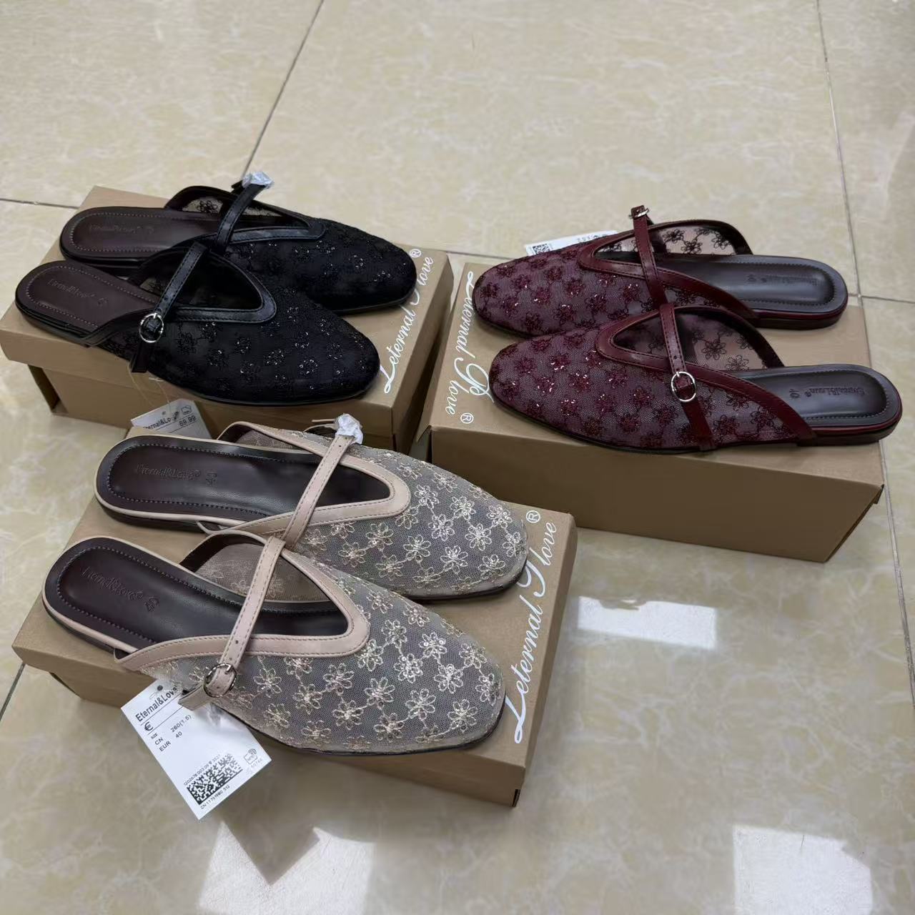 编织花朵穆勒鞋女平跟外穿百搭一脚蹬懒人包头半拖鞋