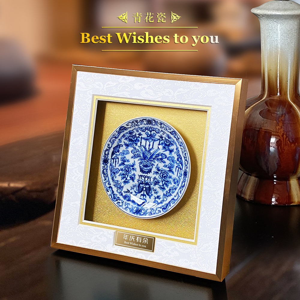 藝度配飾青花瓷送老外禮物