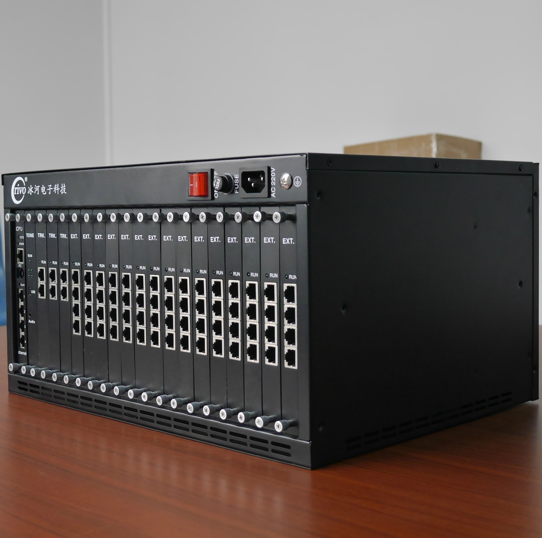 Crivo数字程控电话交换机TX6000C大门数24进480出 24外线480分机