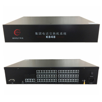 Crivo冰河K848集團(tuán)程控電話交換機(jī)8進(jìn)40出 電腦管理8拖40 可擴(kuò)展