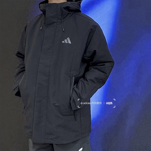 阿迪达斯 男子运动休闲潮流防风三合一羽绒内胆夹克外套 KC2516
