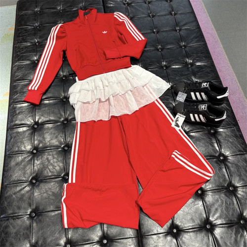 三叶草 女子运动潮流条纹花苞外套长裤 KS1362 KS1363 KS1431