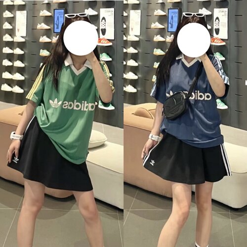 Adidas三叶草 男女休闲潮流复古老钱POLO衫短袖T恤 IU0199 IR9381