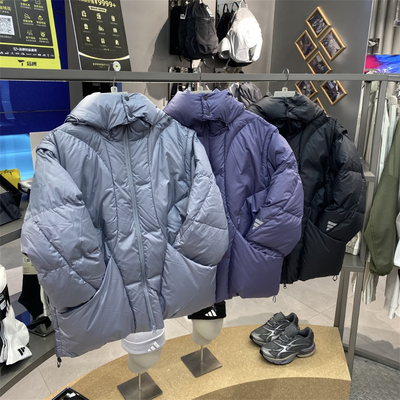 阿迪达斯 FOS 运动休闲潮流户外可拆卸羽绒服外套 KC2587 KC2589