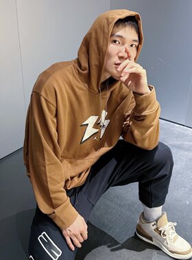 Nike耐克 Jordan AJ春秋款男子运动休闲潮流印花连帽卫衣 FQ1871