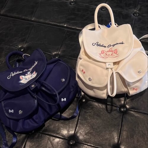 Adidas三叶草 玛丽猫运动休闲潮流双肩背包书包 KC1424 KC1425