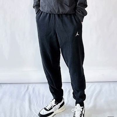 耐克AJ秋冬男运动针织加绒长裤